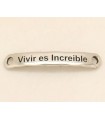 PULSERA FRASE - Vivir es increible