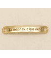 PULSERA FRASE - lo mejor es lo que viene