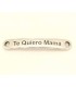 PULSERA FRASE - te quiero mamá