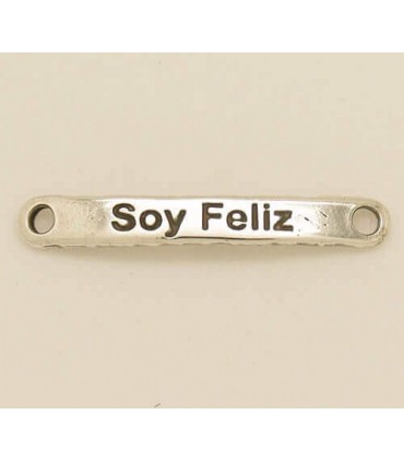 PULSERA FRASE - soy feliz