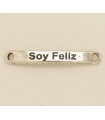 PULSERA FRASE - soy feliz