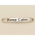 PULSERA FRASE - KEEP CALM