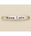 PULSERA FRASE - KEEP CALM