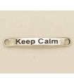 PULSERA FRASE - KEEP CALM