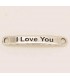 PULSERA FRASE - I LOVE YOU