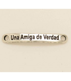 PULSERA FRASE - UNA AMIGA DE VERDAD
