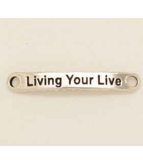 PULSERA FRASE - LIVING YOUR LIVE