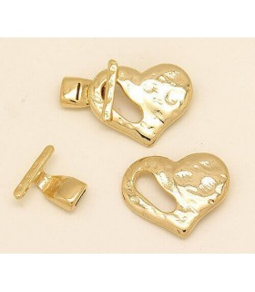 CIERRE CORAZON ORO PASE 8X2MM