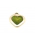 CORAZON 17 MM VERDE MATE