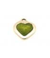 CORAZON 17 MM VERDE MATE