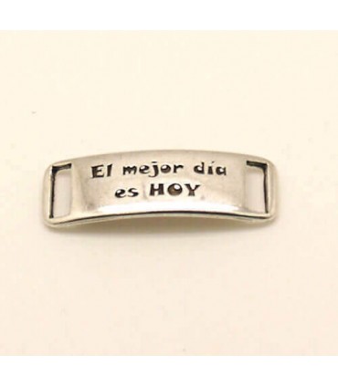 PULSERA FRASE - EL MEJOR DIA ES HOY