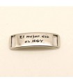 PULSERA FRASE - EL MEJOR DIA ES HOY