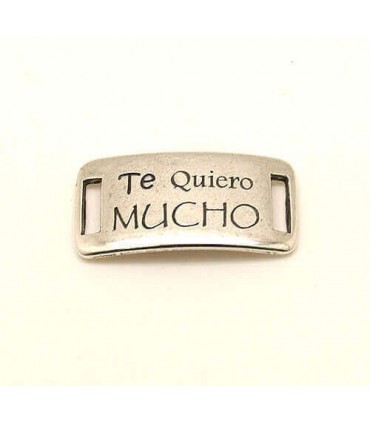 PULSERA FRASE - TE QUIERO MUCHO