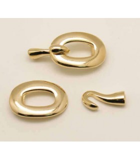 CIERRE CALIFORNIA LISO ORO 10X2MM