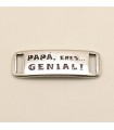 PULSERA FRASE - PAPA ERES GENIAL