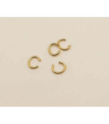 ANILLA DE MONTAJE ABIERTA ORO