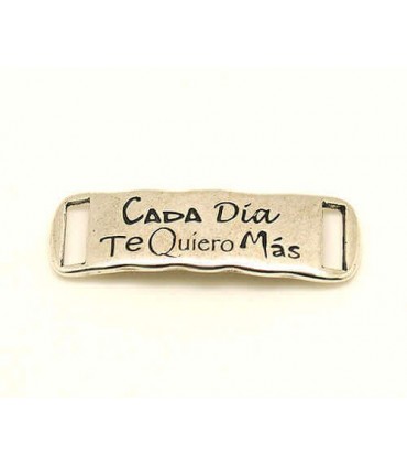 PULSERA FRASE - CADA DIA TE QUIERO MAS