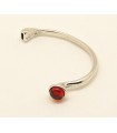 MEDIA PULSERA RESINA ROJO