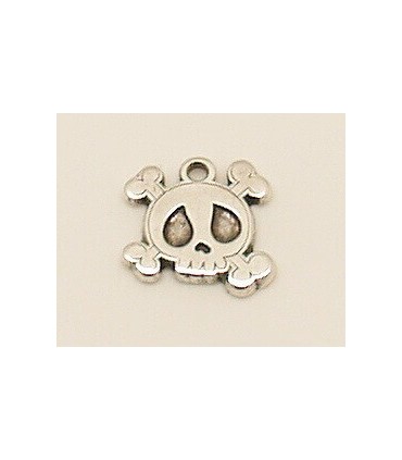 COLGANTE CALAVERA CON HUESITOS