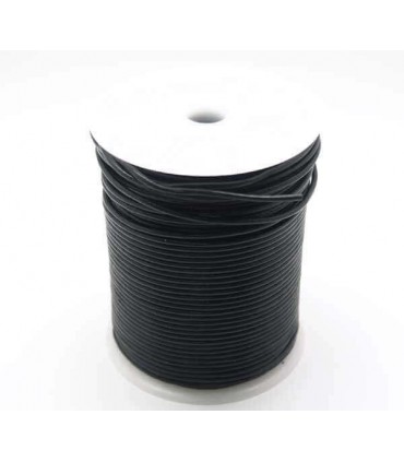 CORDON PIEL 2 MM NEGRO (25 M)
