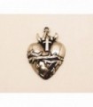 COLGANTE CORAZON CON ESPINAS