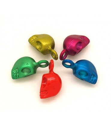 COLGANTE CALAVERA ESMALTADA